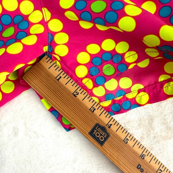 Lands End Geometric Board Shorts Swim Kids Toddler Girls 3T Hot Pink - Picture 7 of 7